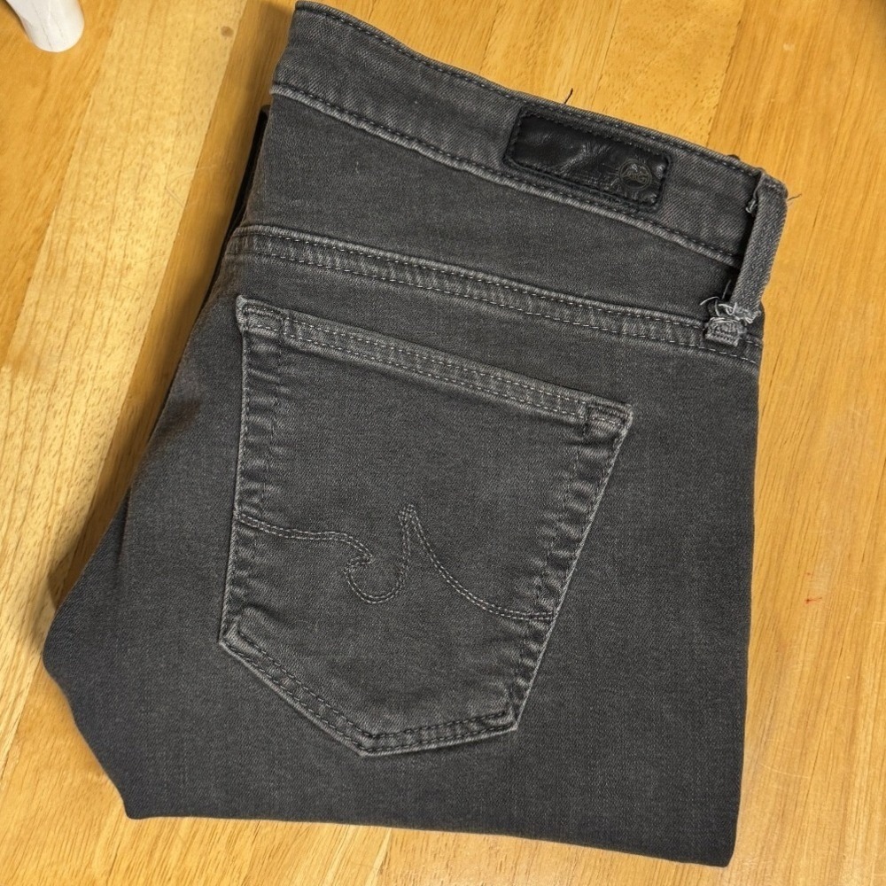 AG Adriano Goldschmied The Legging Ankle Super Skinny Jeans Grey 27‎